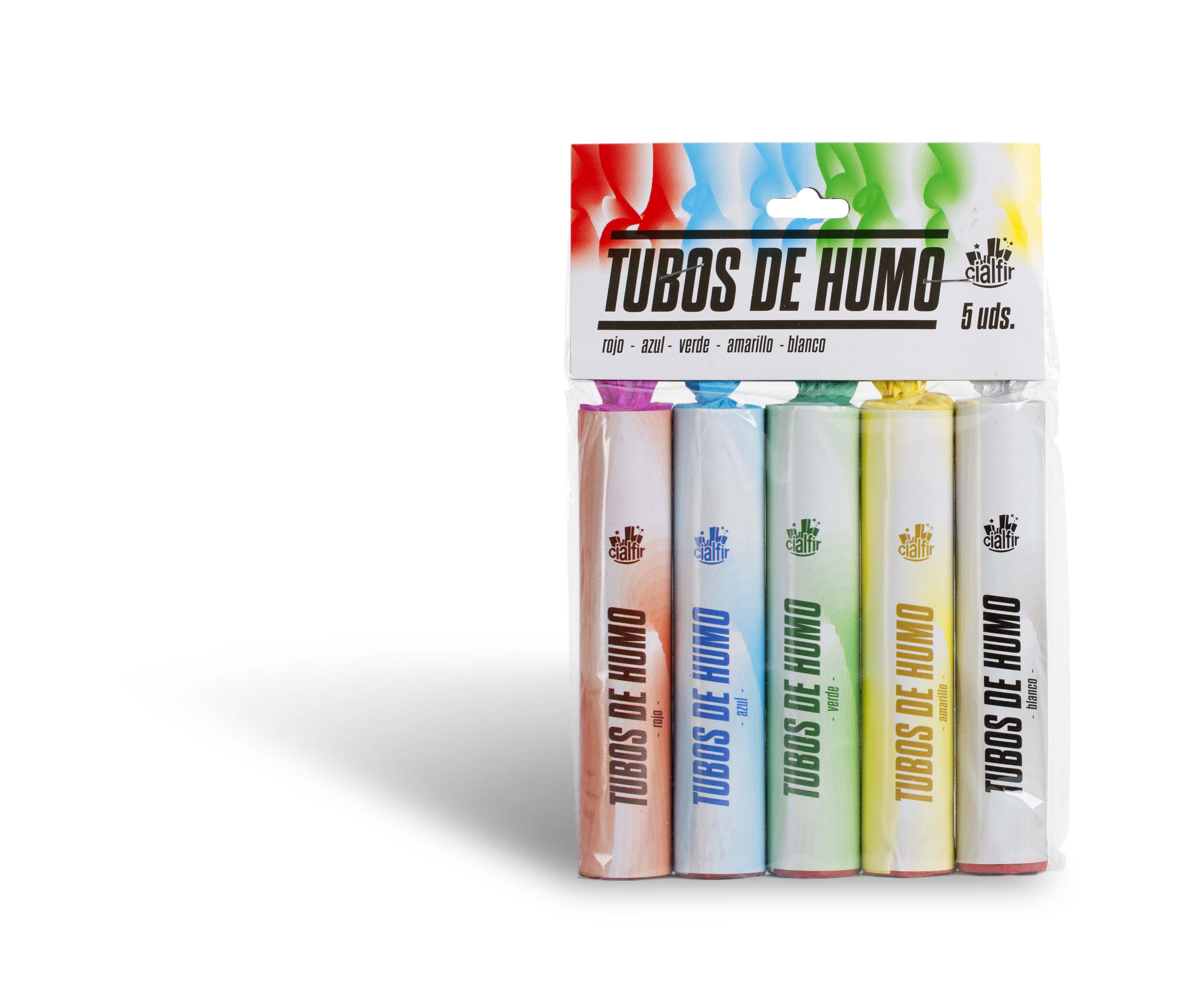 TUBO HUMO COLOR Pack 5u.