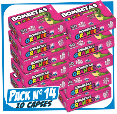 PACK Nº14 BOMBETAS x 10
