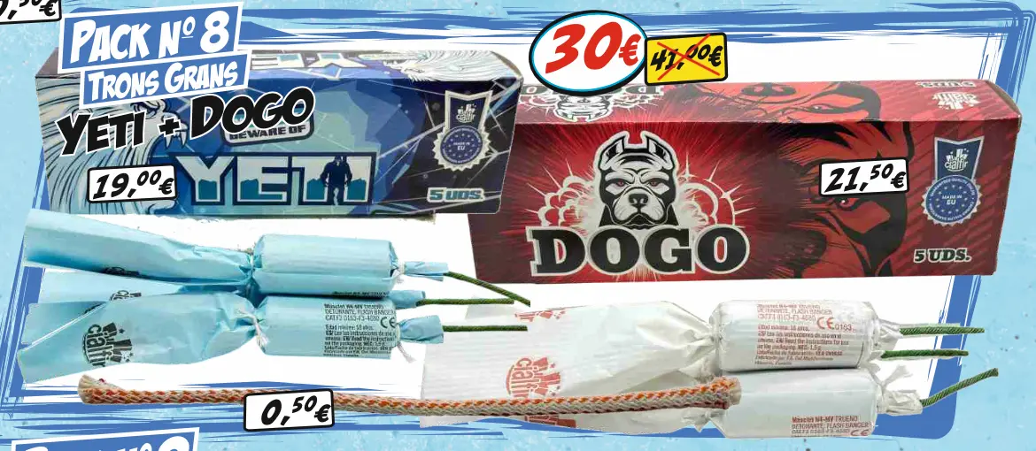 PACK Nº8 TRUENOS GR.